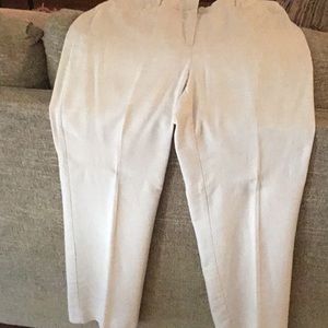 Dress barn ladies size 6 pants light beige